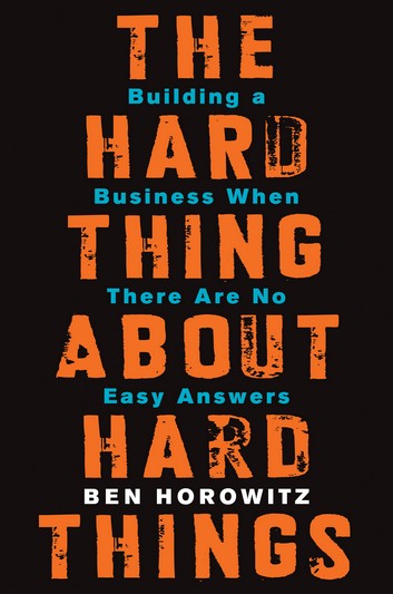 Book cover image for The Hard Thing about Hard Things
